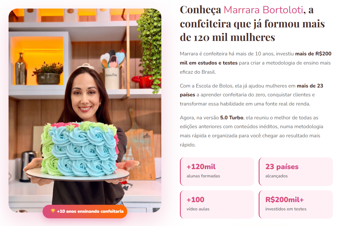 Escola de Bolos 5.0 Turbo: Funciona? Vale a pena?